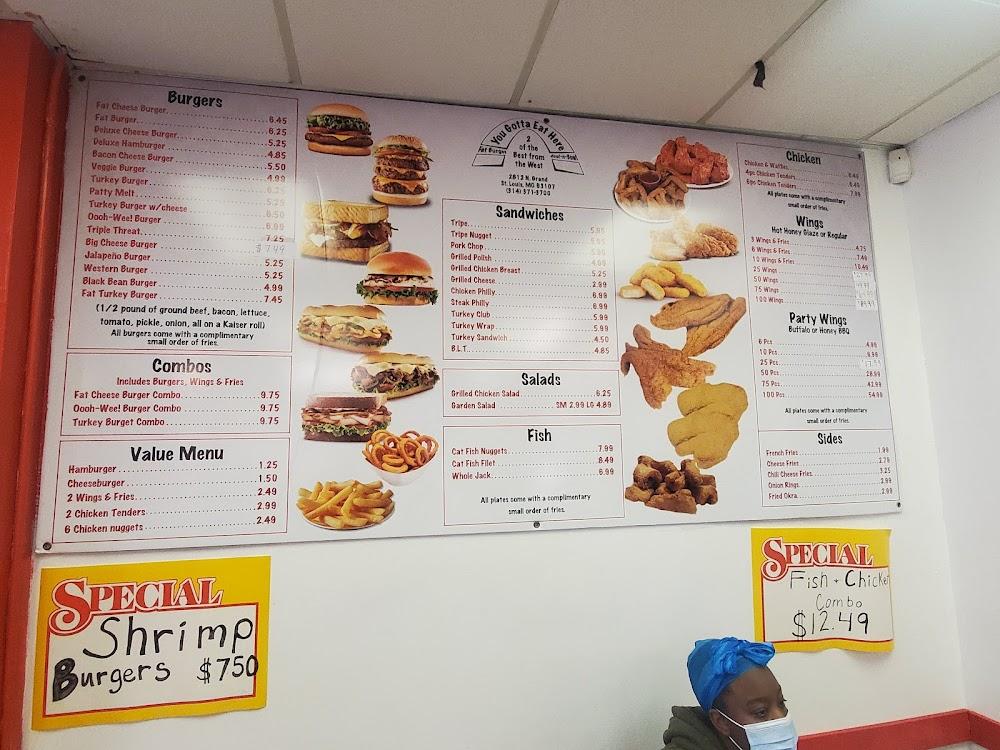 St. Louis FatBurger Menu image 2